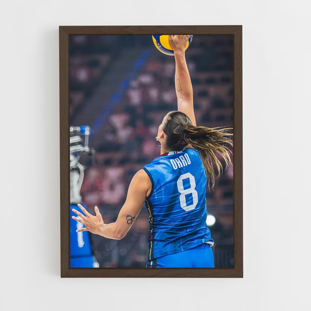 Poster Élan de Volée – affiche Volleyball (vue 5)